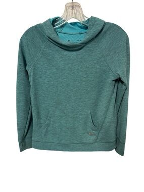 Under Armour Light Teal ColdGear Hooded Pullover
